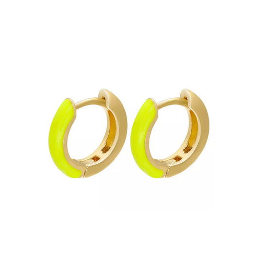 Neon Yellow Hoop