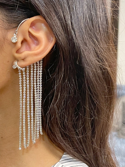 Tassel Crystal Ear cuff